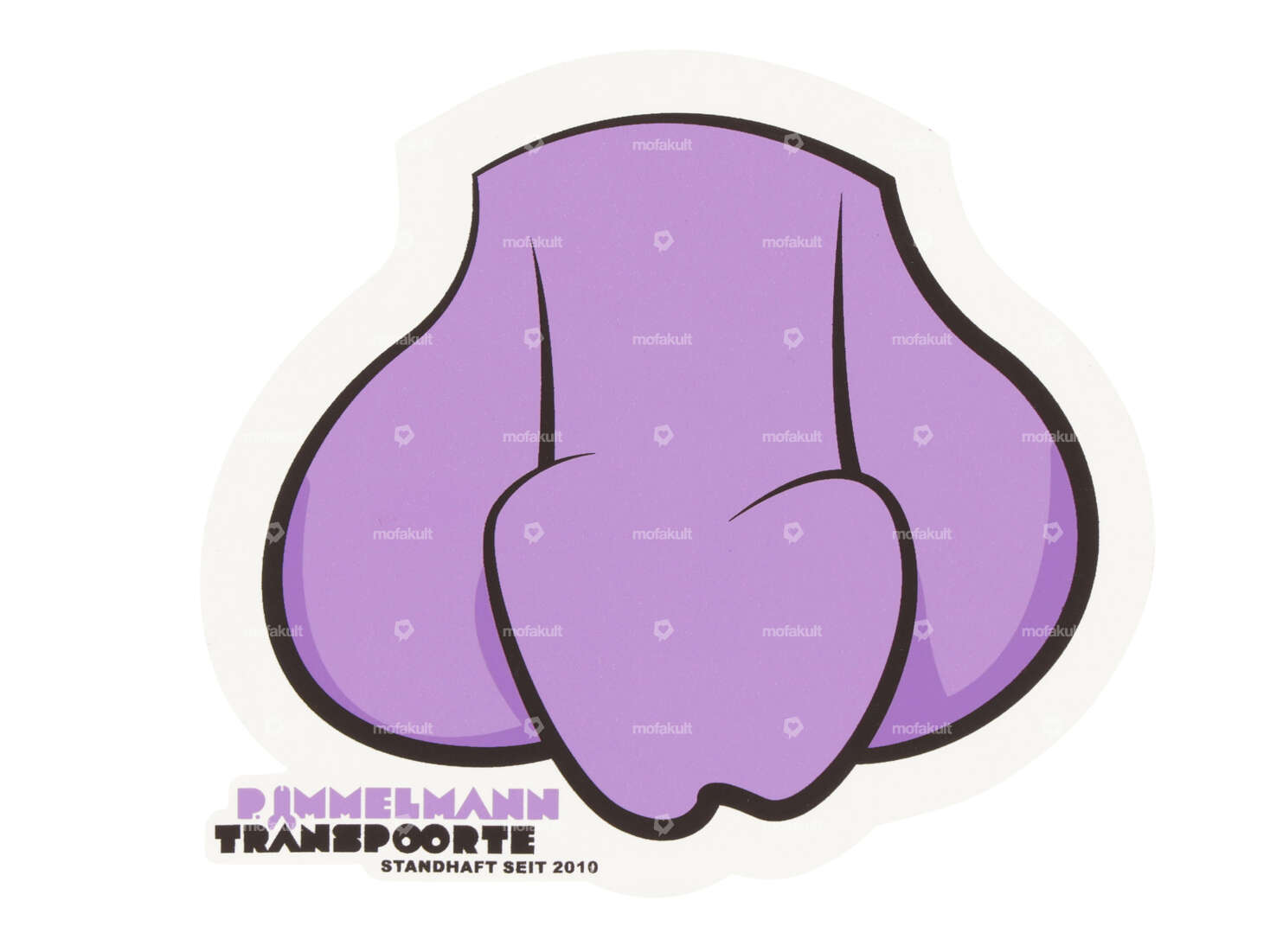 Autocollant "P. IMMELMANN TRANSPOORTE" 80 x 72 mm Carousel Image 1