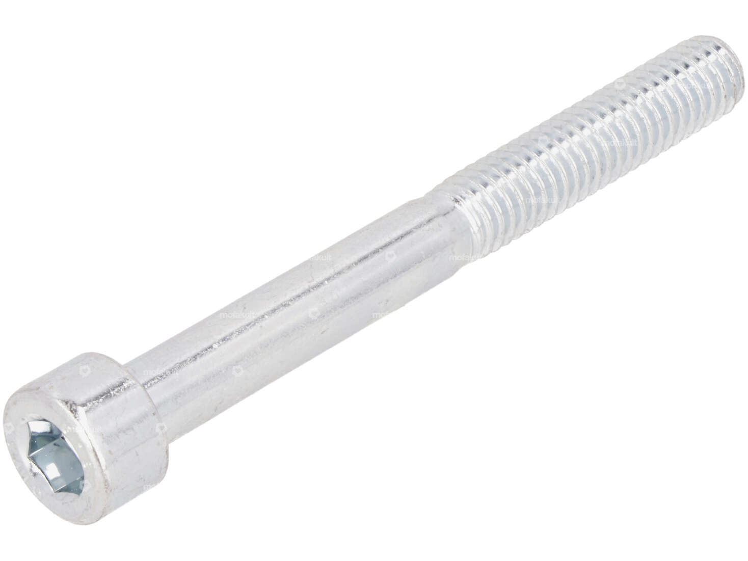 Screw M6x55 cylinder head hexagon socket shank galvanized Carousel Image 1