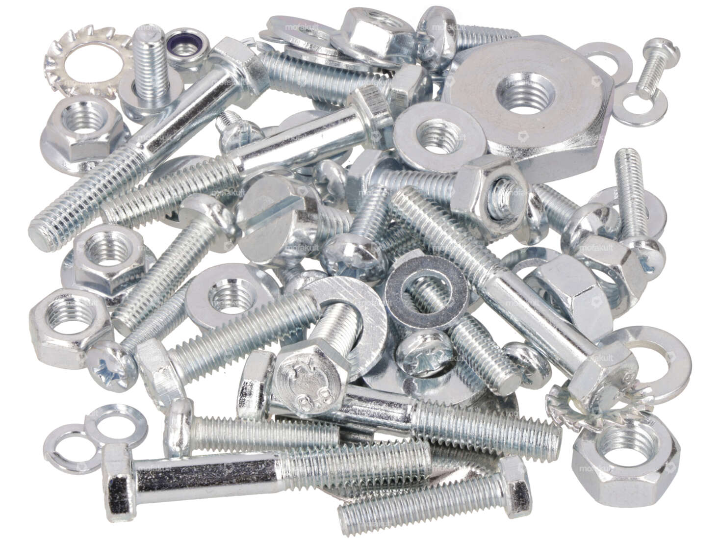 swiing® revival Kit de vis moteur / boîte de vitesses galvanisé | Piaggio Ciao, SI, Bravo, Boxer Carousel Image 1