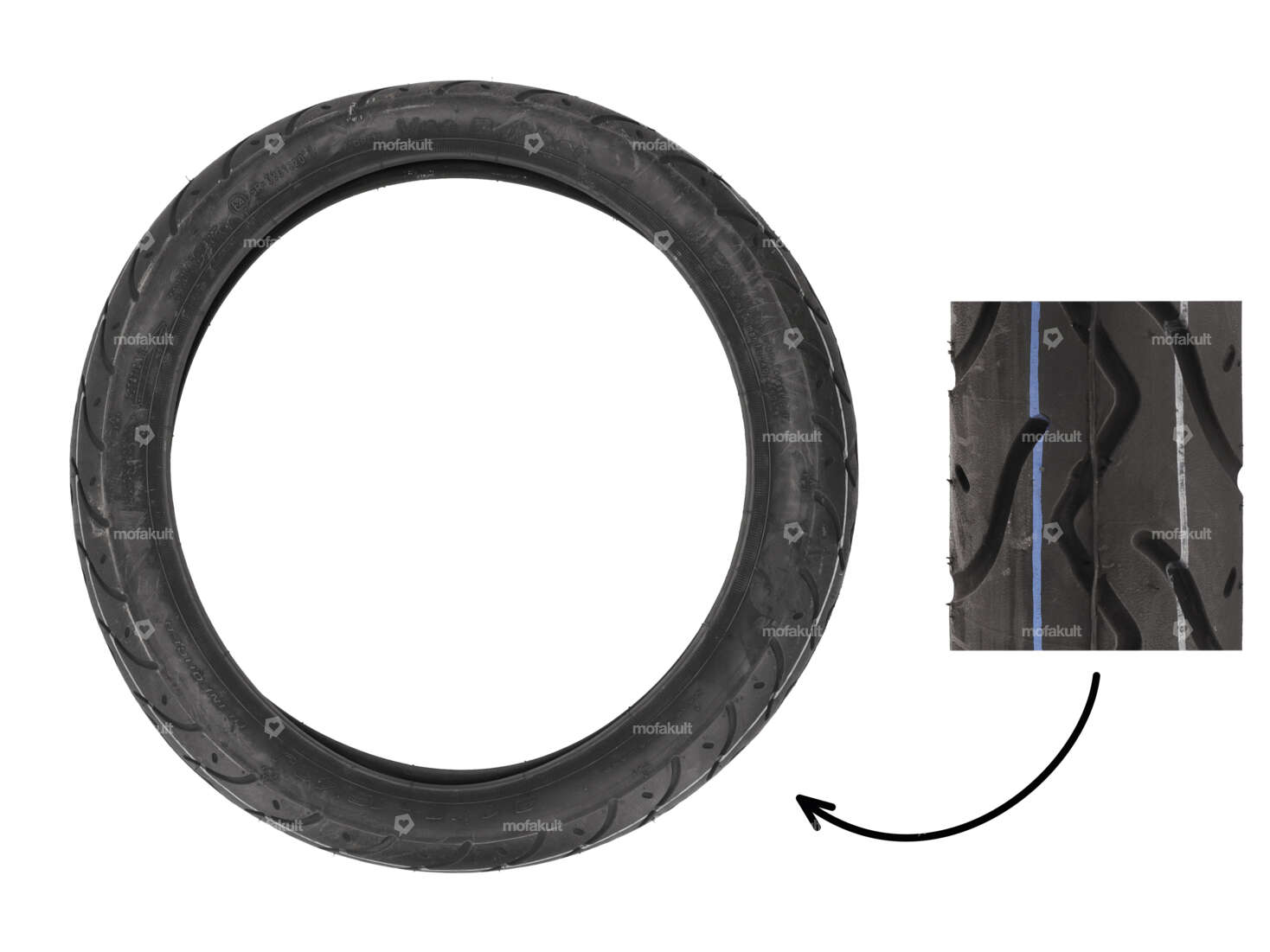 Pneu VeeRubber 2.50 x 16" VRM099 (V099) Semi-Slick Carousel Image 1