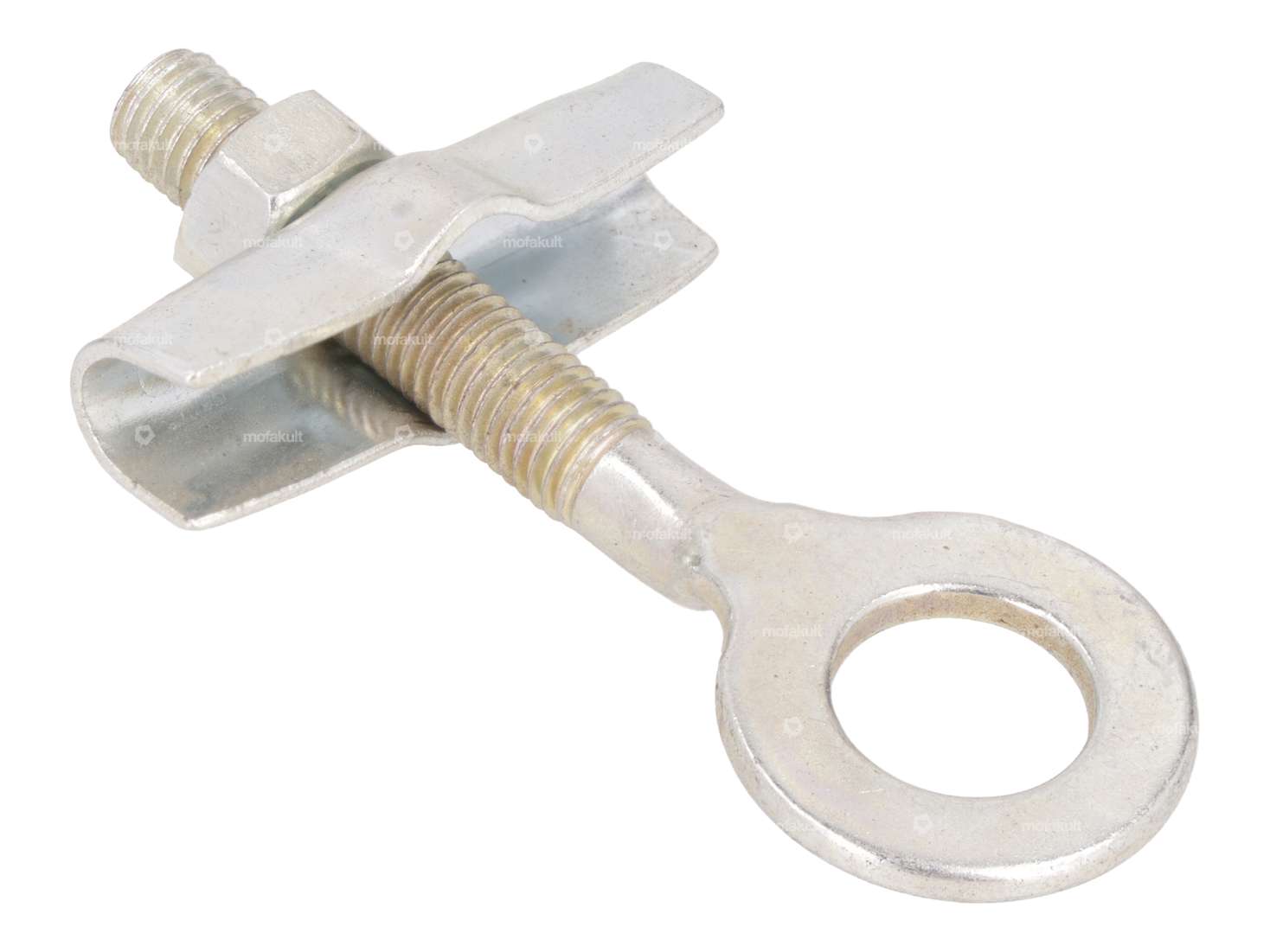 Tendeur de roue Ø 12.2 mm M7 Tôle de guidage coudée galvanisée NOS Carousel Image 2