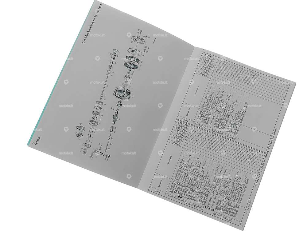 Liste des pièces de rechange | Moteurs Sachs 50/3 LF, MLF, 50/4 LK, LF, MLFA, MLKA Carousel Image 2