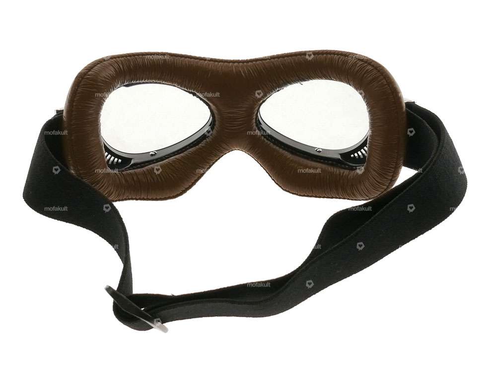 Lunettes d'aviateur vintage marron Carousel Image 3