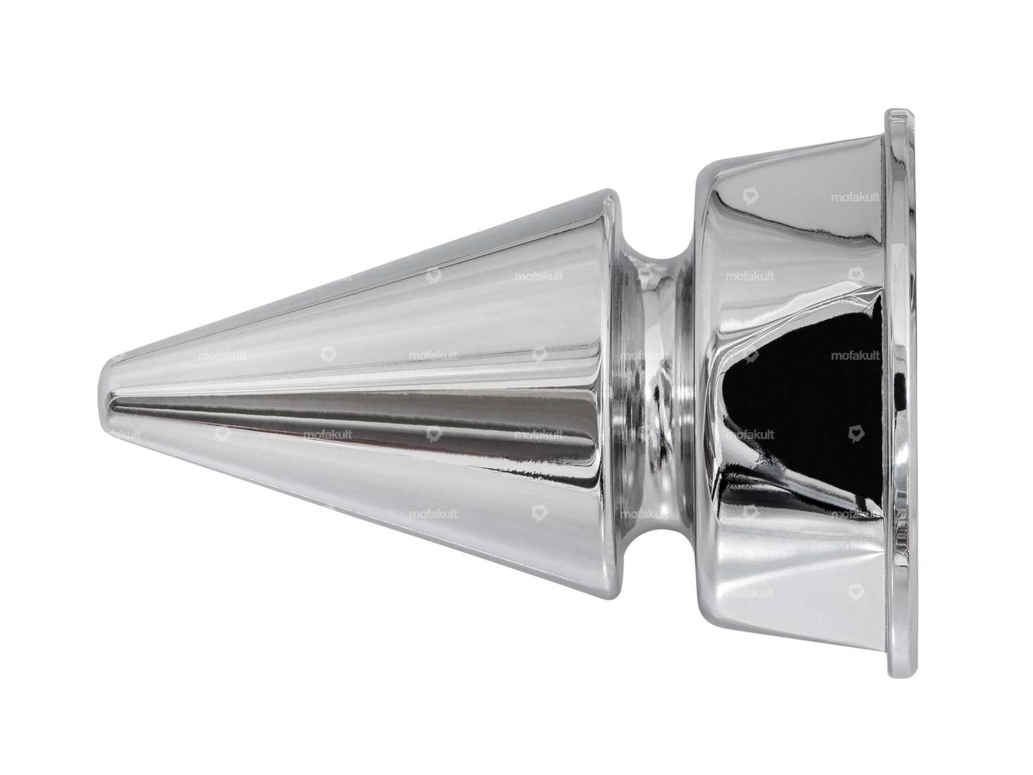 66HEROES Écrou de pivot de fourche 1" / 24G fermé pointu Plaque de fourche Chrome Carousel Image 3