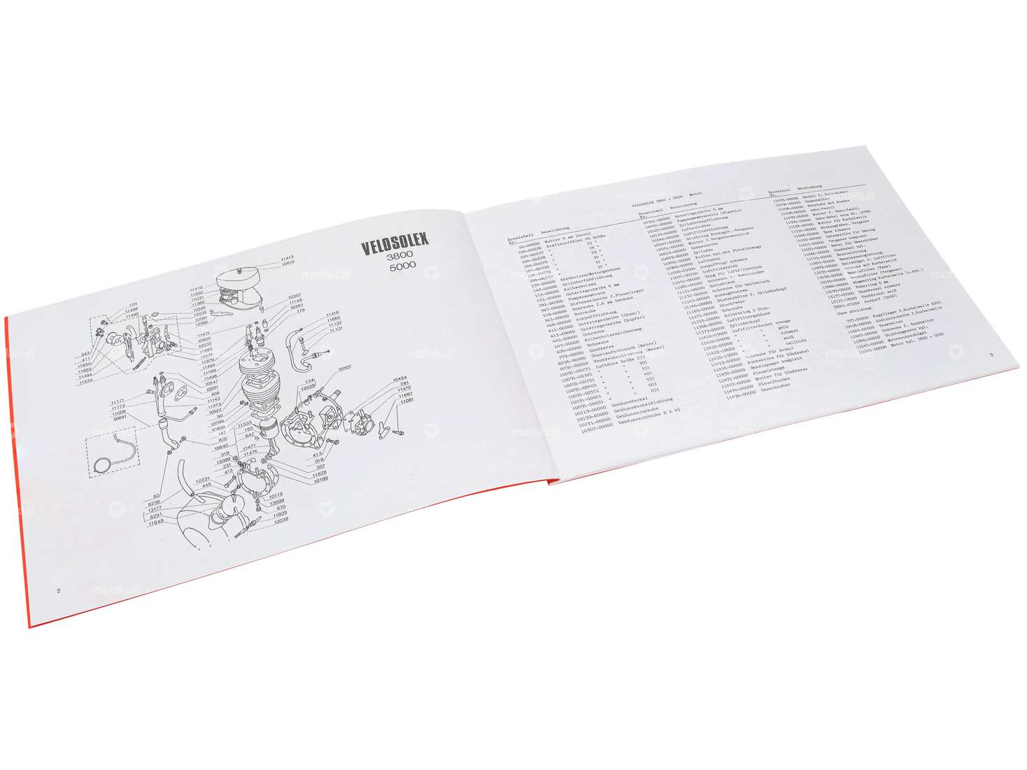 Catalogue de pièces détachées Velosolex / Solex 3800, 5000 Carousel Image 2