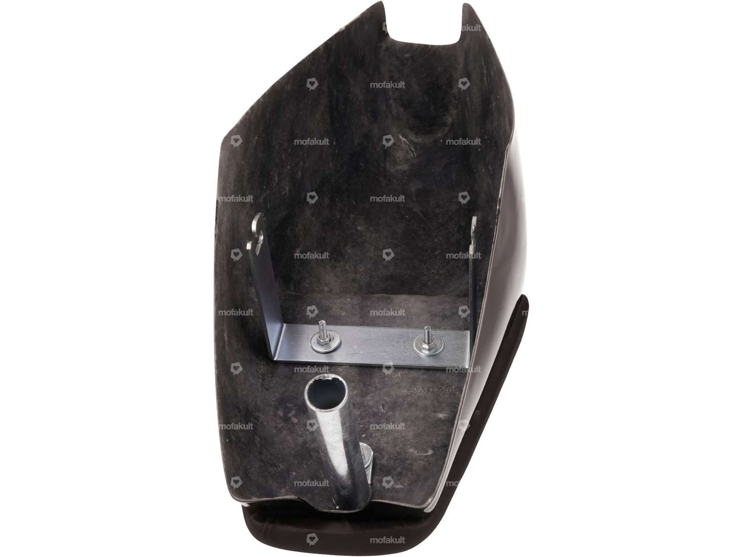 Coque de selle en polyester Racing noir Carousel Image 3