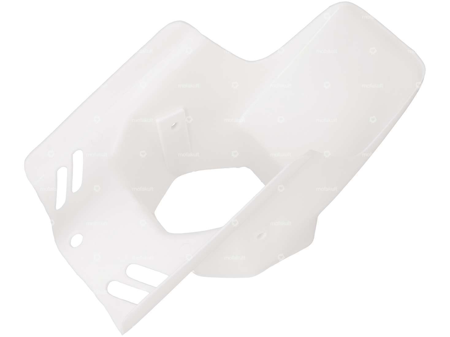 Masque avant blanc carré Carousel Image 2