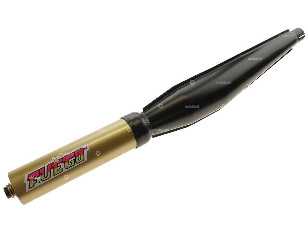 Jamarcol Fuego pot d'échappement 28 mm noir / or Carousel Image 1