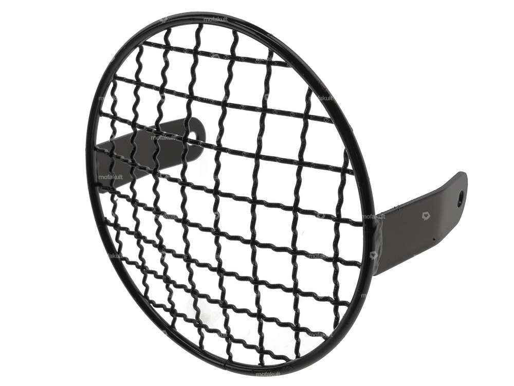 Grille de lampe ronde noire Carousel Image 1