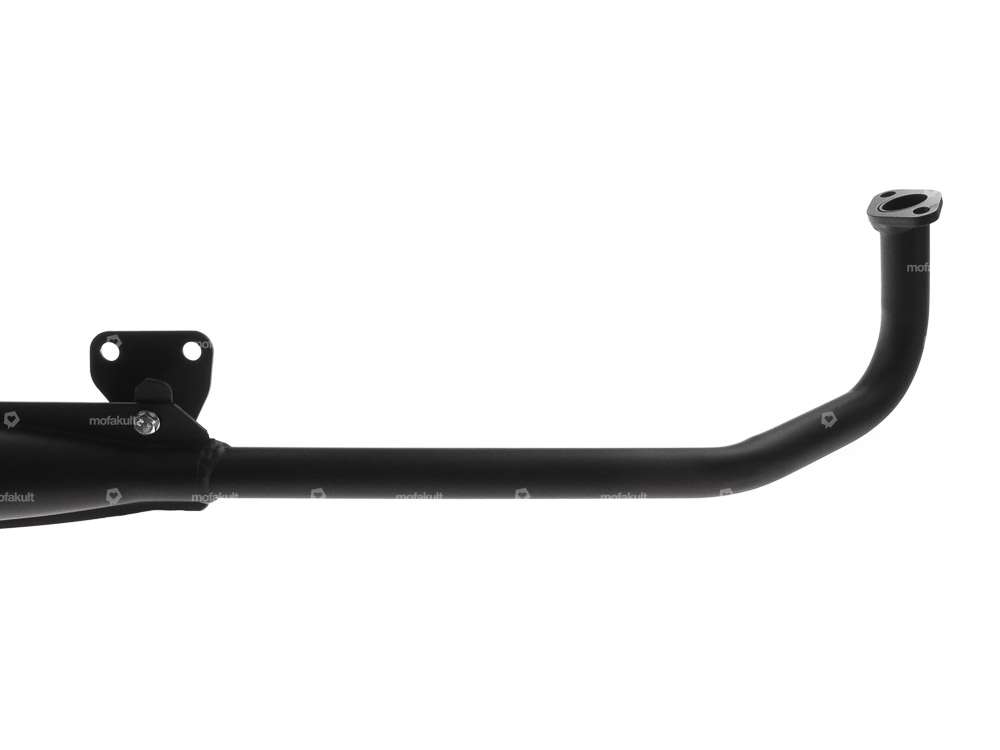 Exhaust 25 mm angled outlet black | Tomos Carousel Image 2