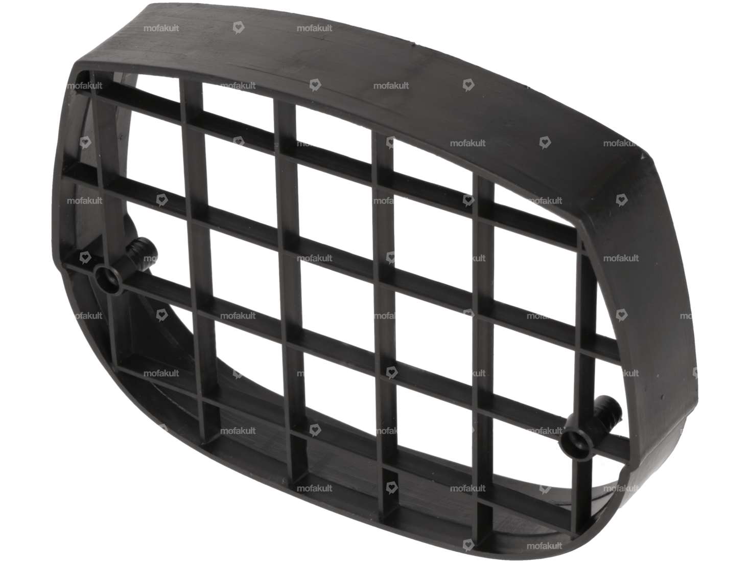 Grille de phares Cuppini anguleuse noire | Piaggio Ciao Carousel Image 1