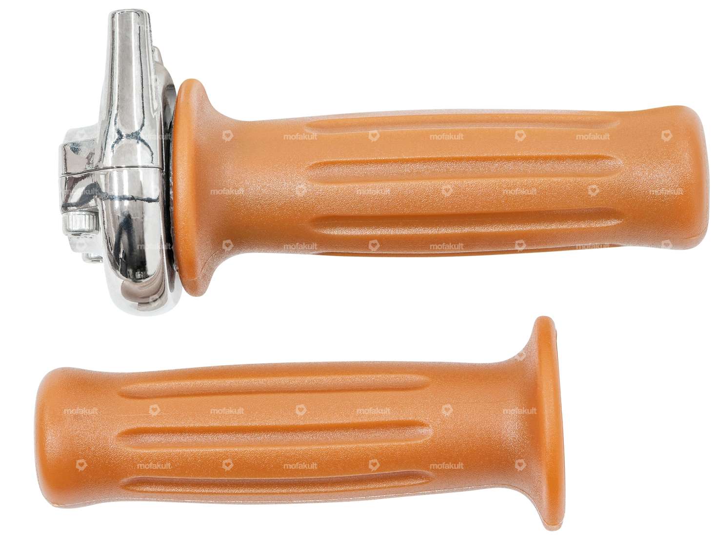 Poignée de gaz Domino (25mm, 2.9°/mm) Chrome Carousel Image 1