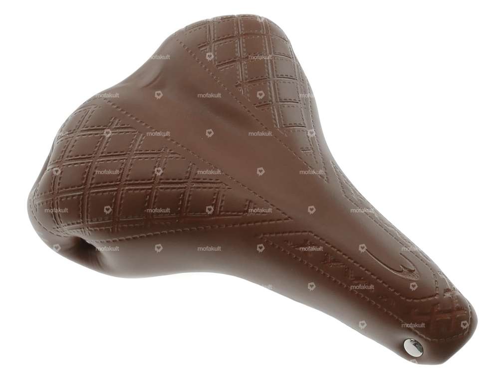 Selle Comfort à ressorts en tonneau marron Carousel Image 5