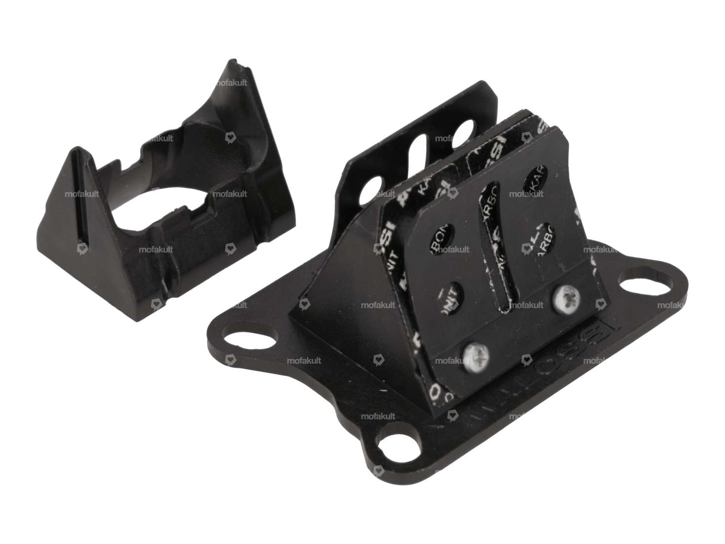 Malossi Insert à 4 membranes rabattables carbonite Gilardoni italkit Puch Carousel Image 1