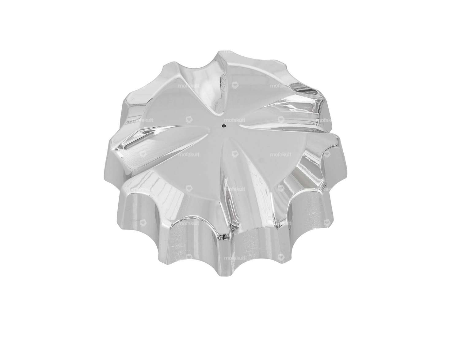 66HEROES Bouchon de réservoir M45x1.5 "Iron Cross" Alu Chrome | Sachs Carousel Image 1