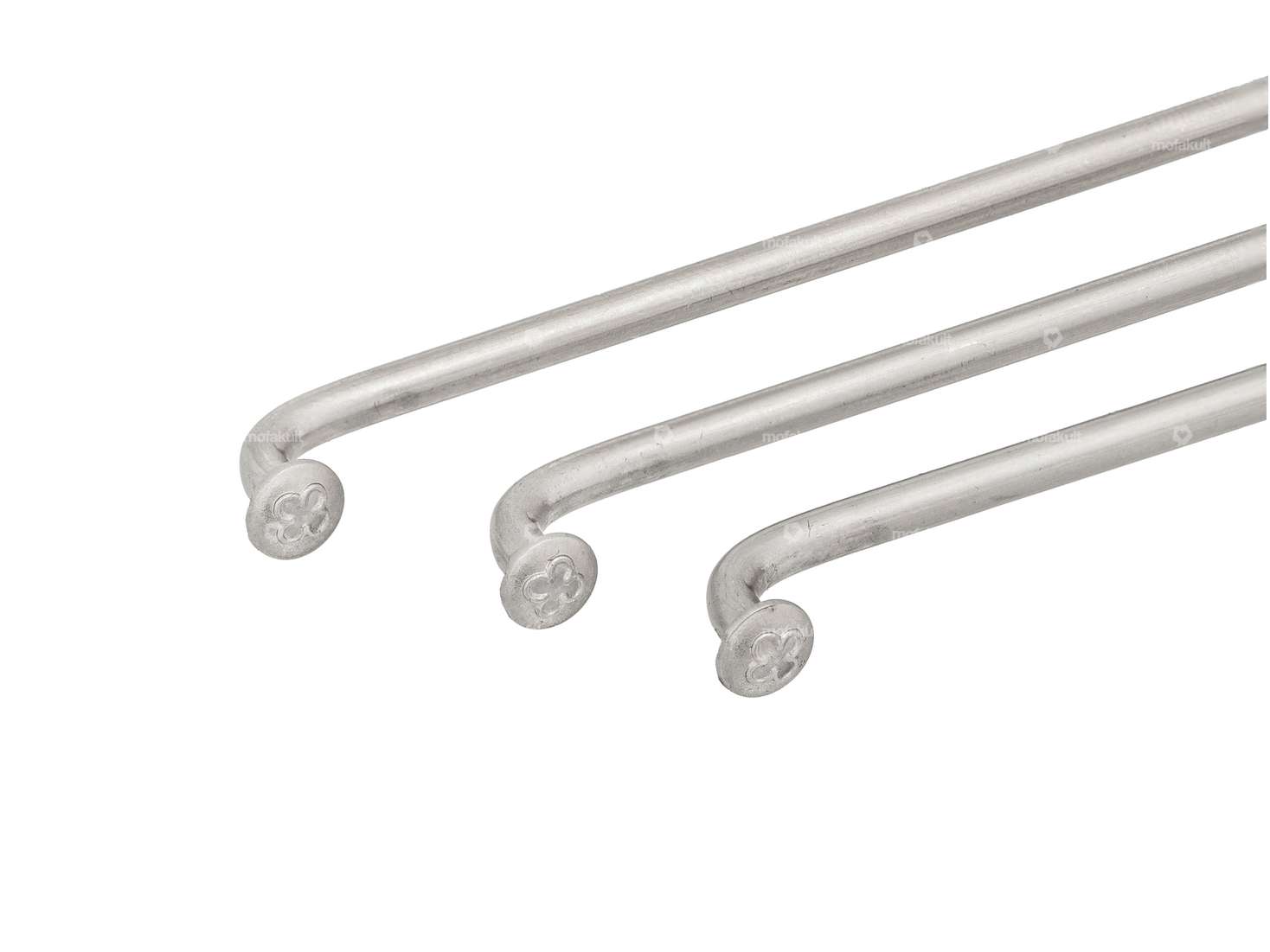 WWS 19" Jeu de rayons avec écrous (2.6 x 212 mm) Inox Carousel Image 2