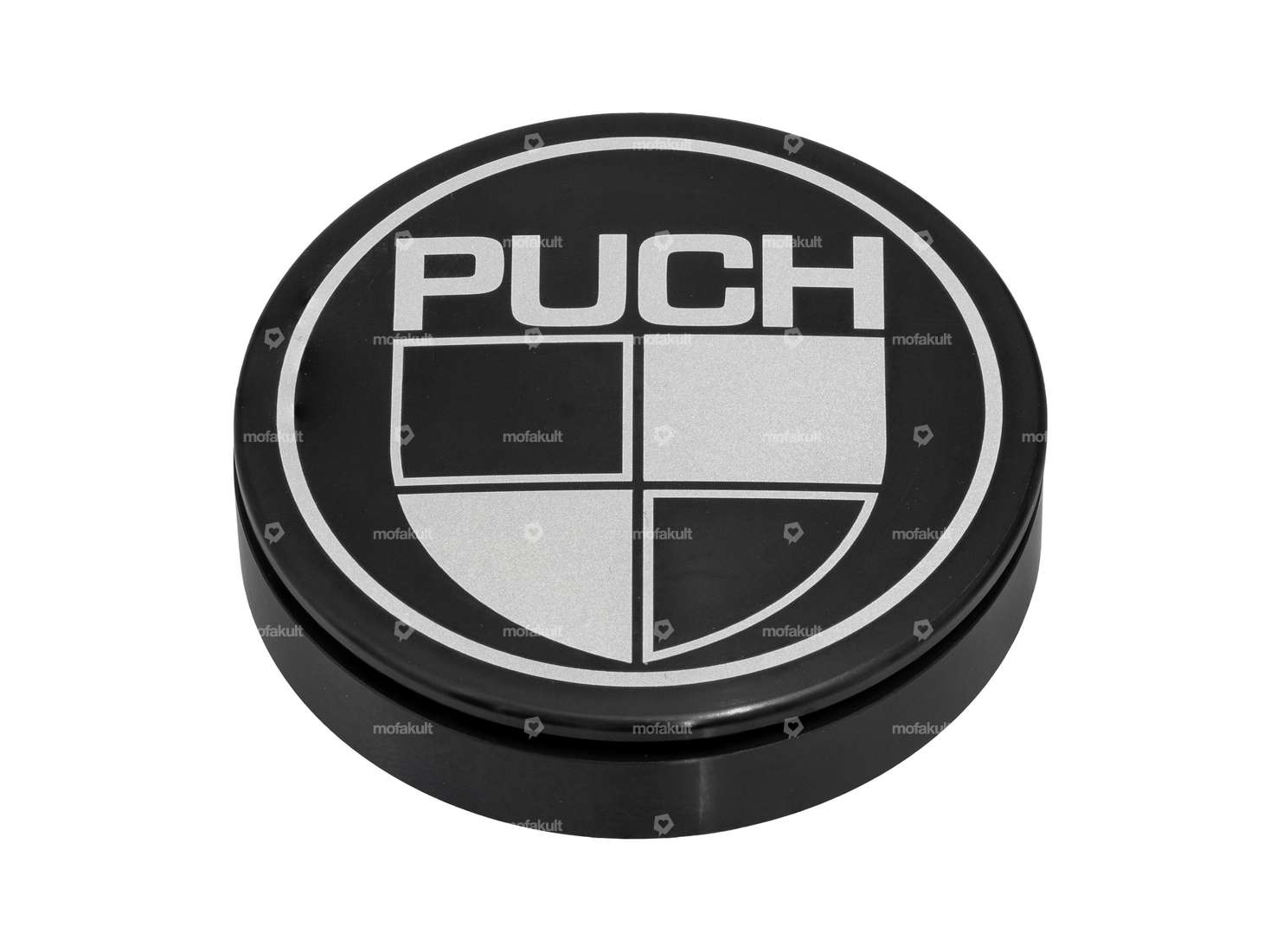 66HEROES speedometer bezel Ø 48 mm "Puch" black Carousel Image 1