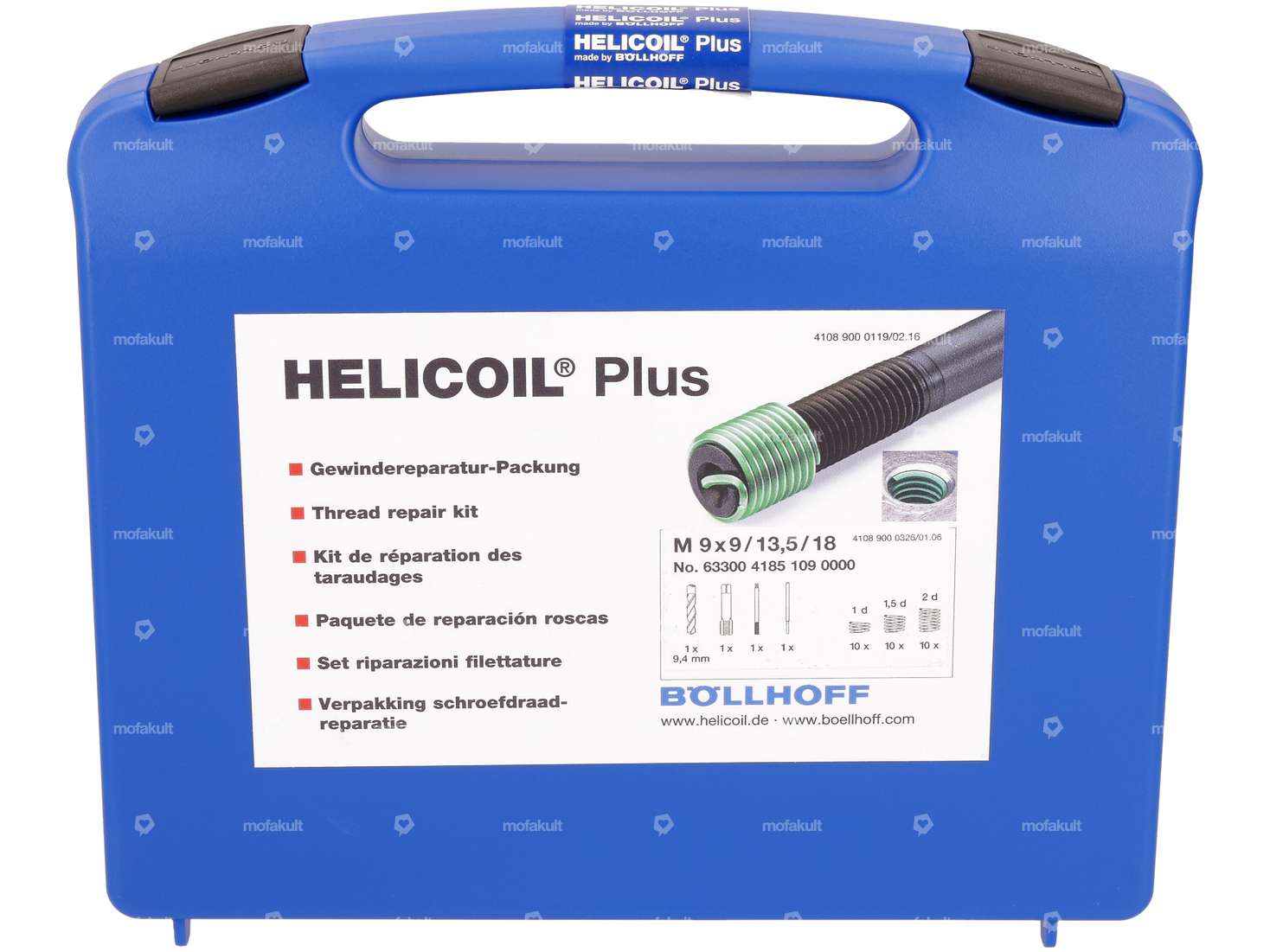 HeliCoil thread repair set M9x1.25 Carousel Image 1