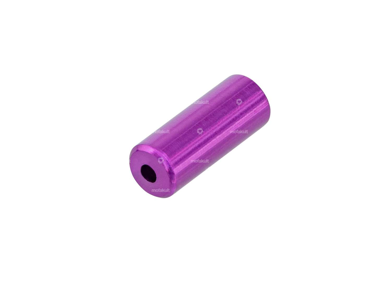 Cable end sleeve 5 mm aluminium violet anodized Carousel Image 1