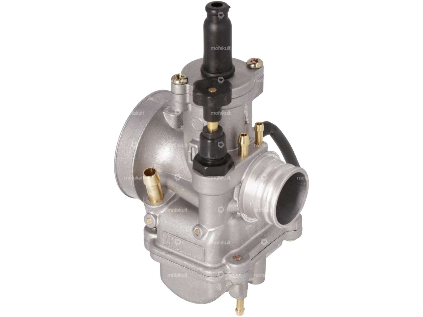 Carburateur Polini CP 19 mm (Handchoke) bride en caoutchouc Carousel Image 4