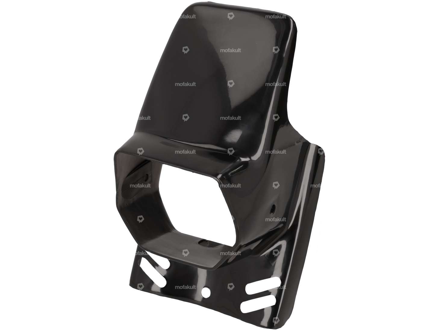 Masque avant noir carré Carousel Image 1