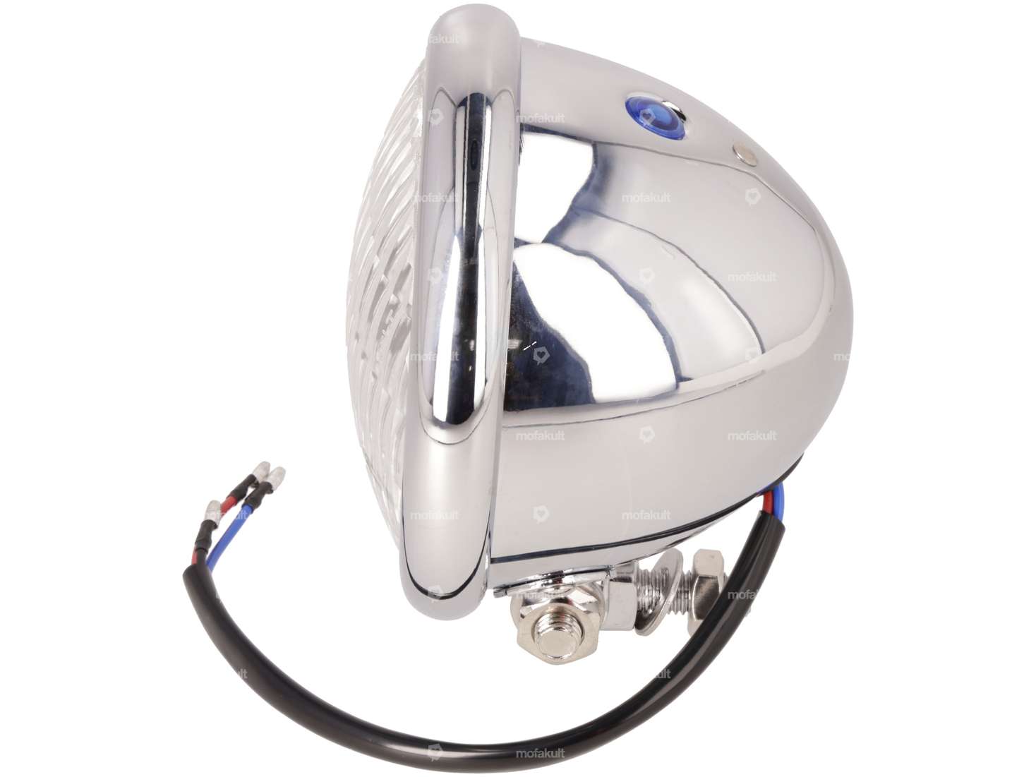 Phare "Harley" Ø 12 cm Chrome Carousel Image 2