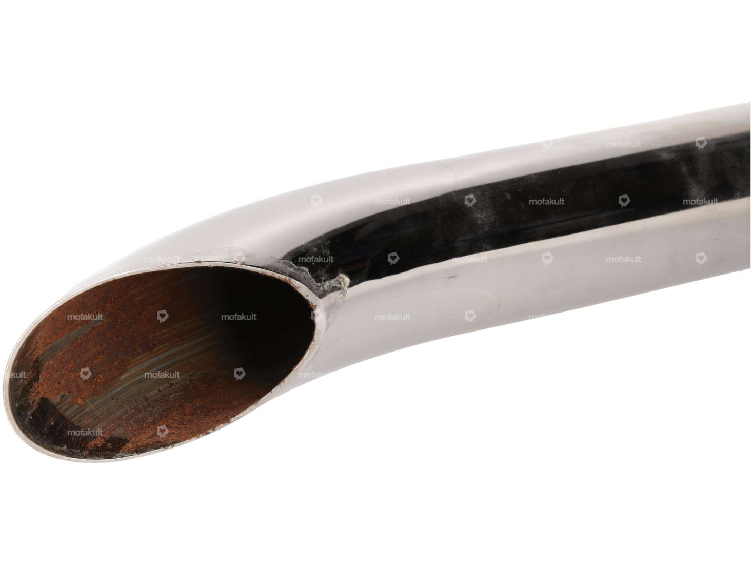 Sidepipe Ø 28 / 60 mm chrome (qualité B) Carousel Image 3