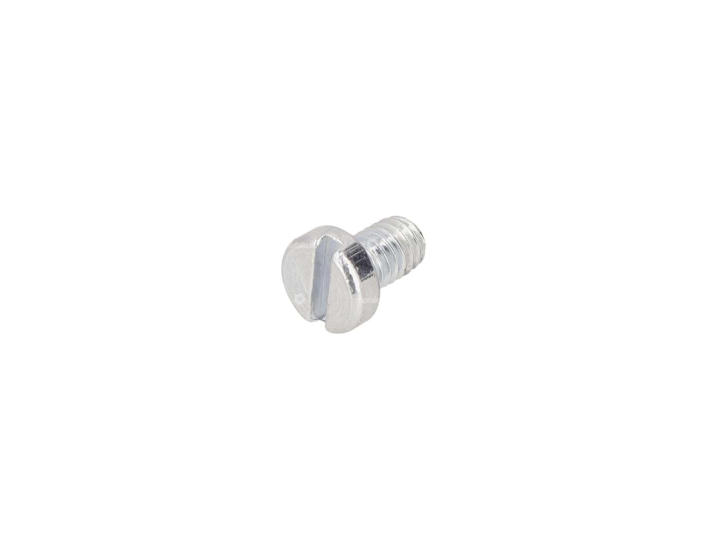 Vis M4x6 tête cylindrique fente zinguée Carousel Image 1