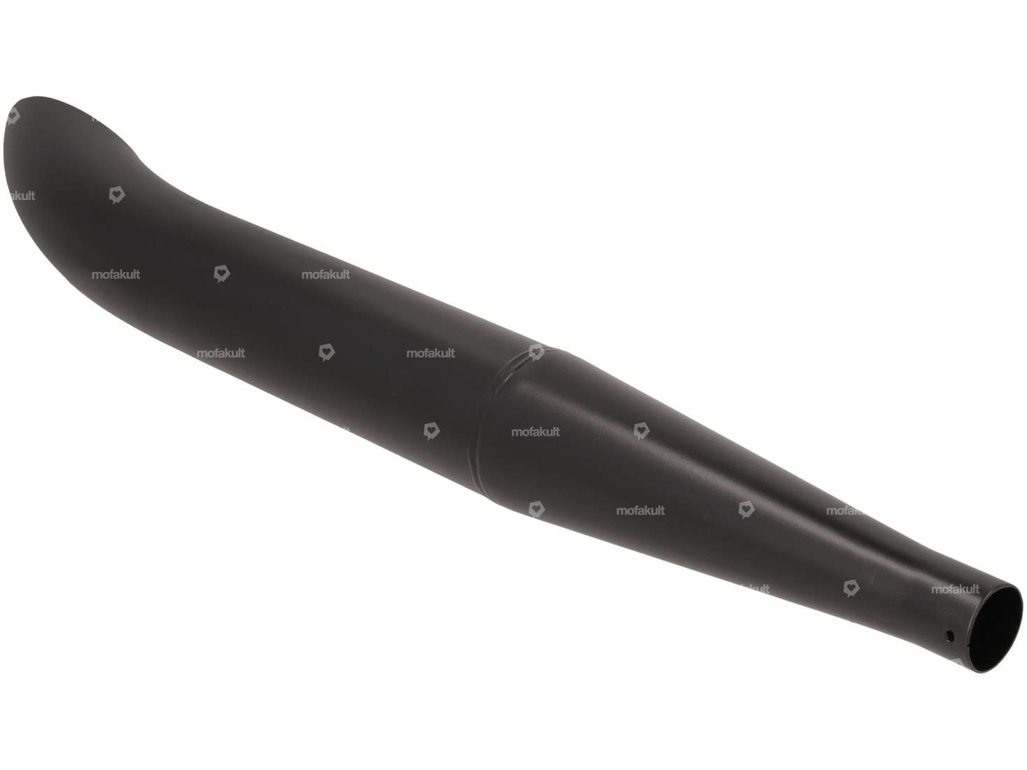 Pot d'échappement Sidepipe Ø 28 / 60 mm noir Carousel Image 3