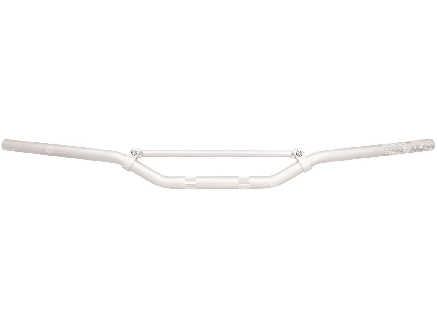 Racing handlebar fork plate 8 cm / wide aluminum silver Carousel Image 1