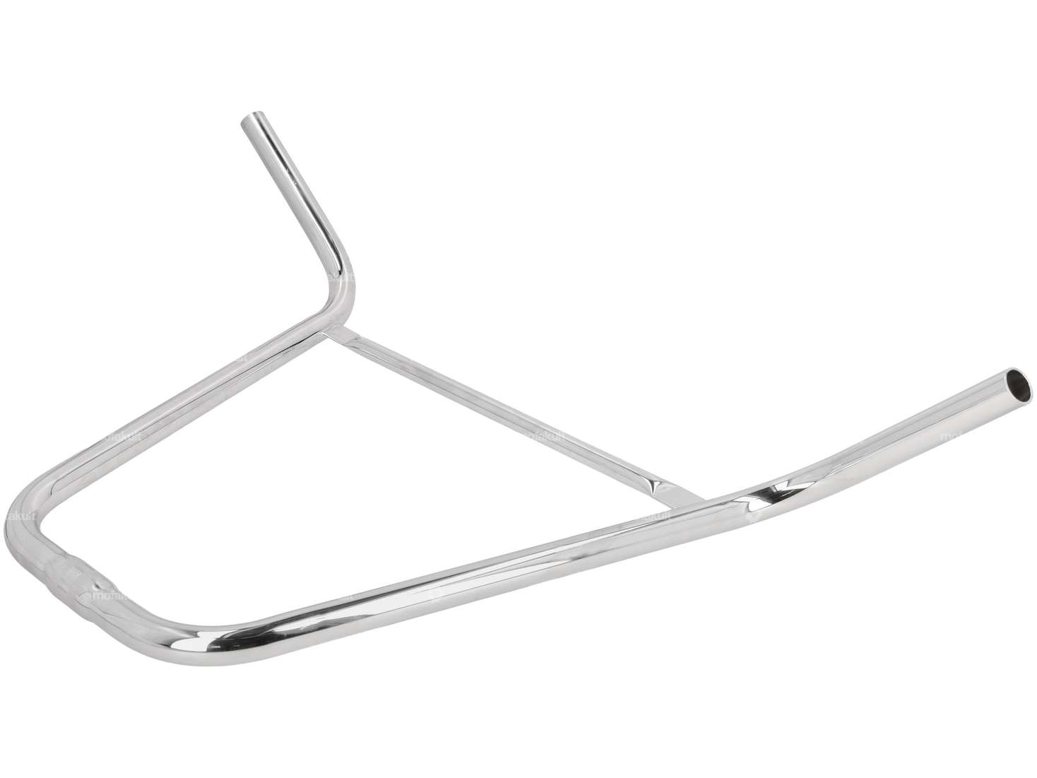 Guidon Potence 40 cm courbée avec entretoise Chrome Carousel Image 2