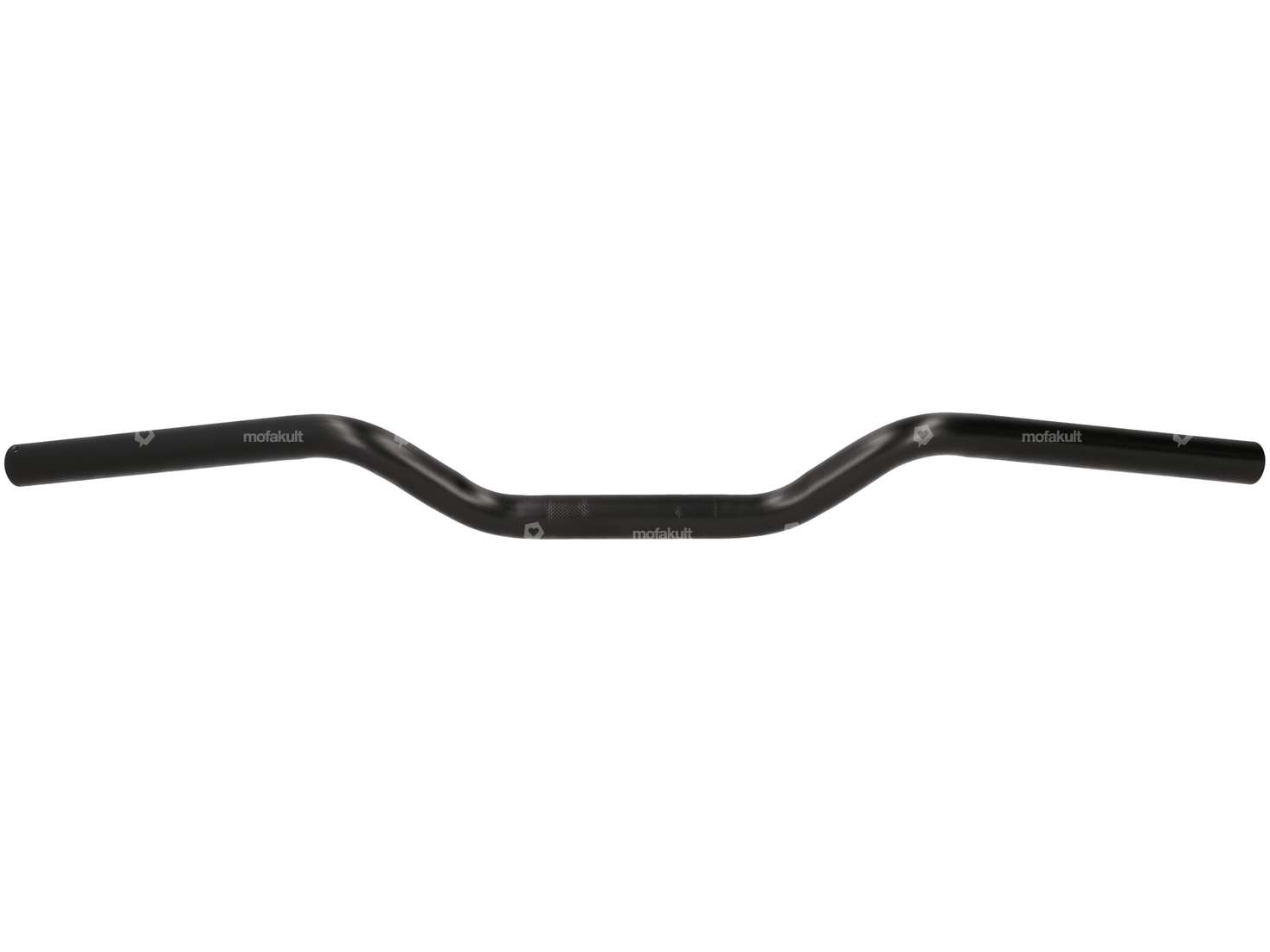 Handlebar fork plate 6 cm curved Street black Carousel Image 1