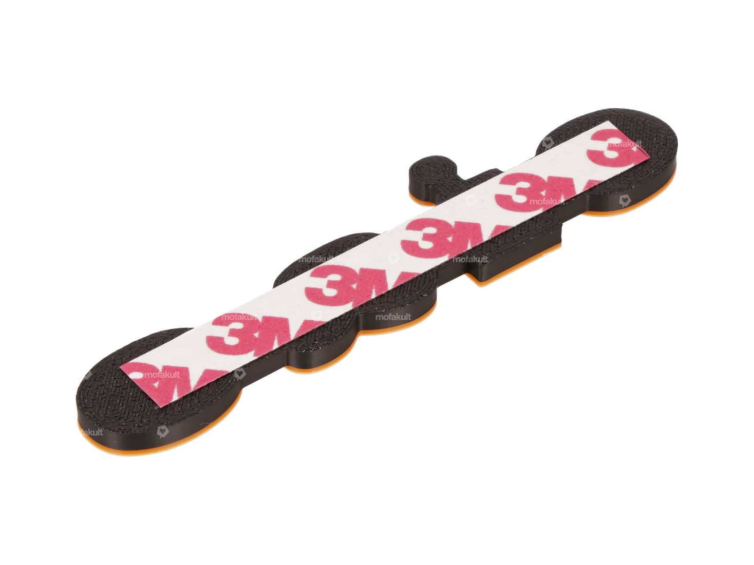 Emblème "ciao" plastique 3D orange / noir Carousel Image 2