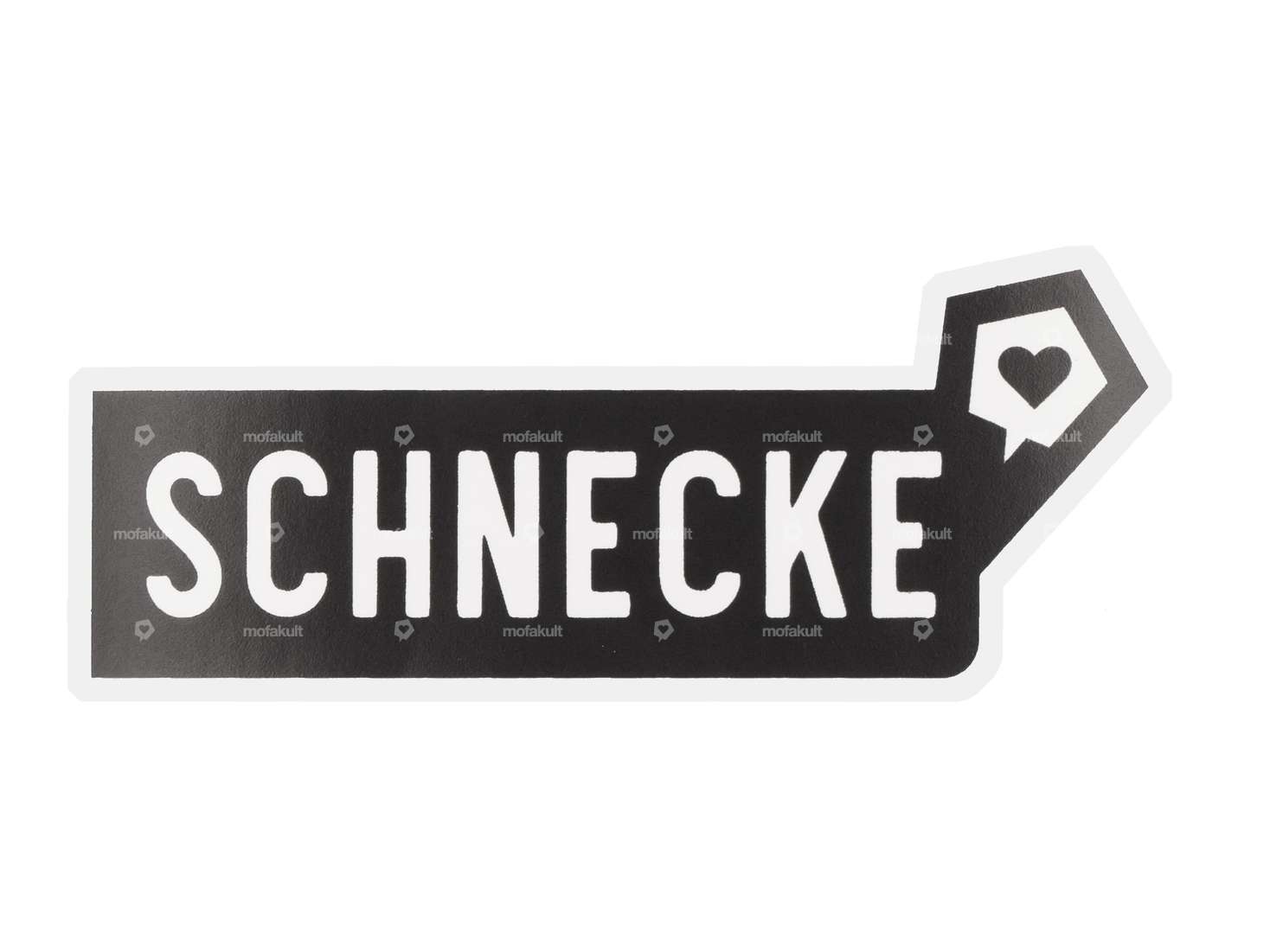 mk-Merch sticker "SCHNECKE" 25 x 100 mm Carousel Image 1