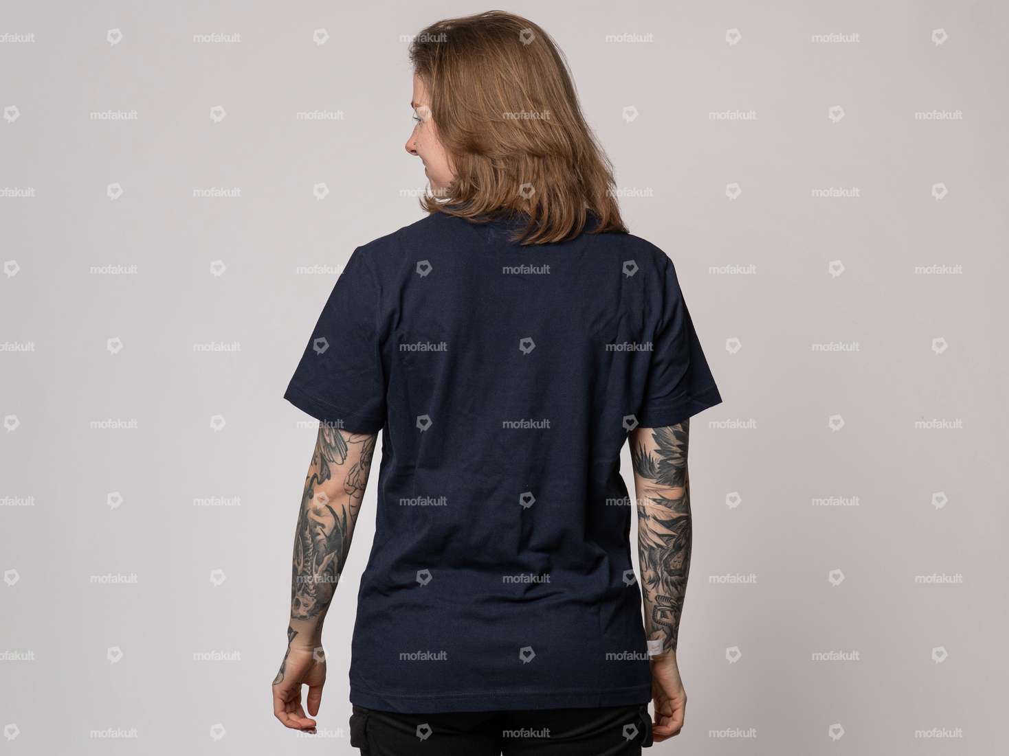 mk-Merch T-Shirt "PIAGGIO" UNISEX bleu Carousel Image 3