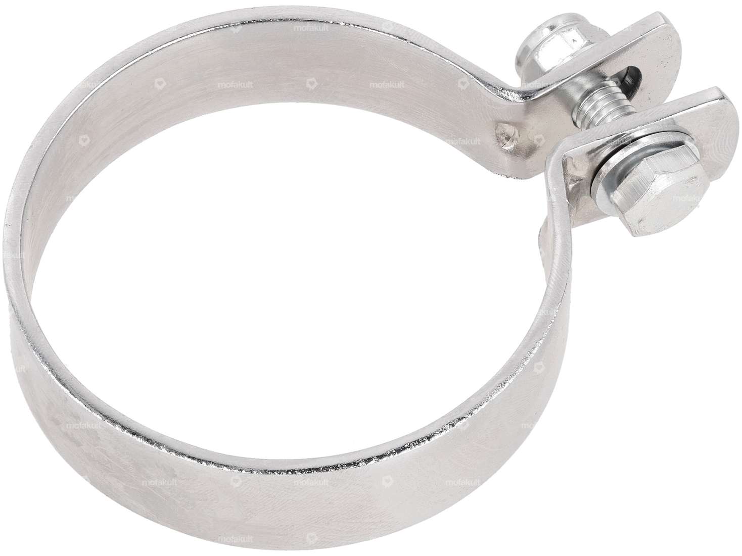 GPO exhaust clamp 70 mm chrome Carousel Image 2