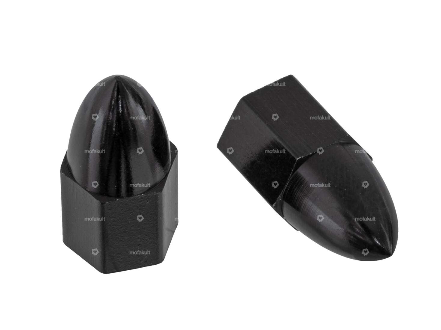 Bouchons de valve Spike noir Carousel Image 1