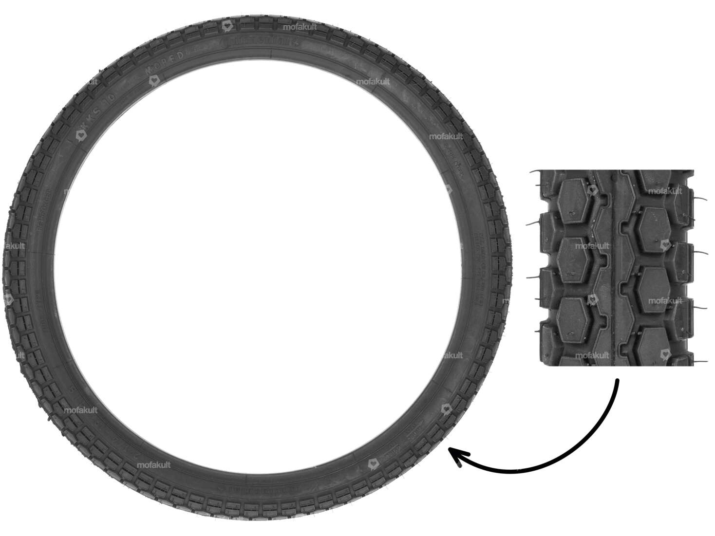 Pneu Continental 2.25 x 19" KKS Carousel Image 1