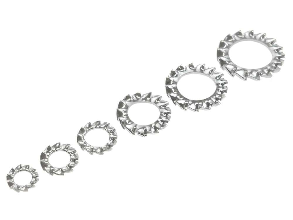 Rondelle éventail M4 - M12 galvanisée Carousel Image 1