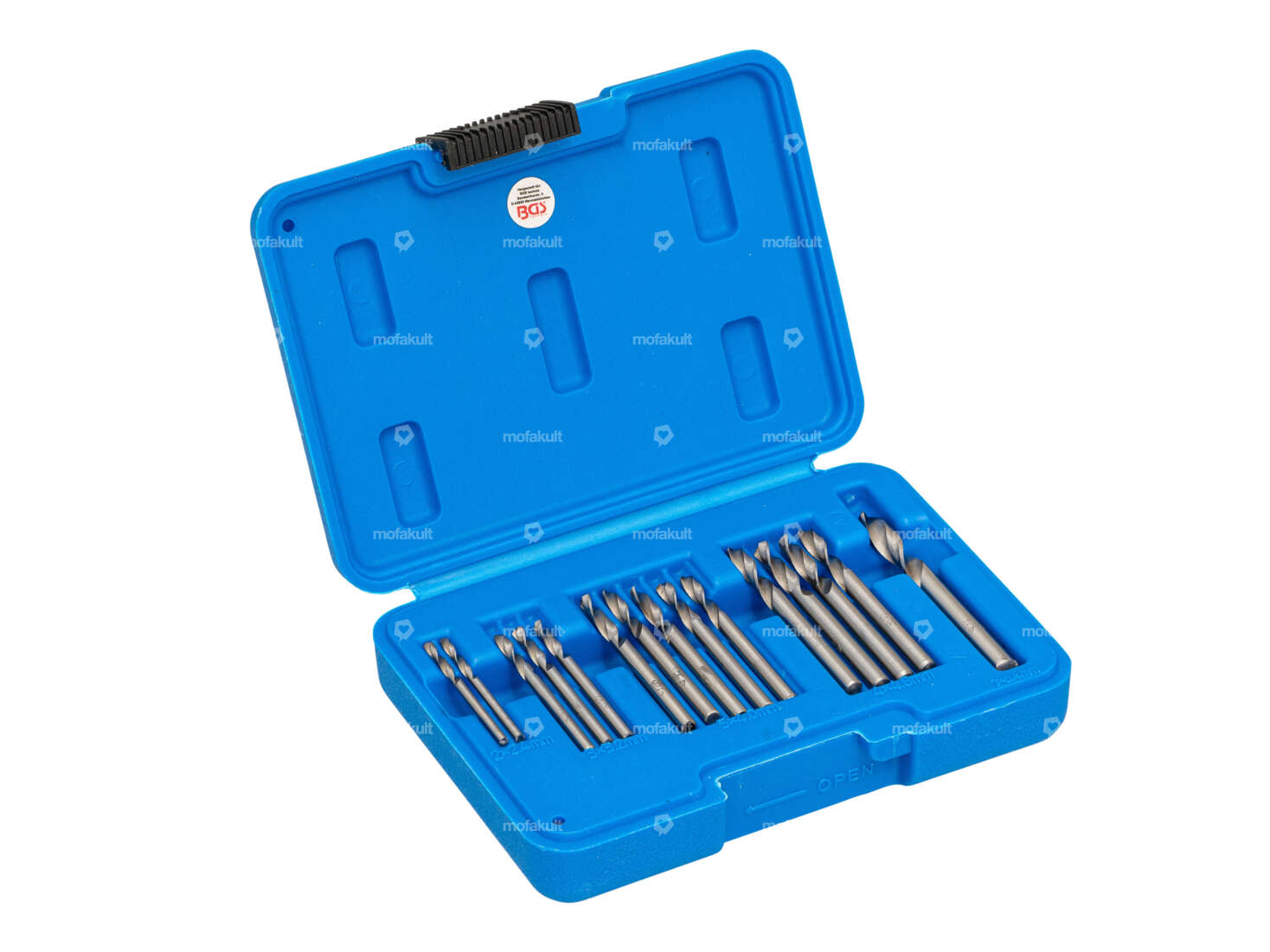 BGS blind rivet drill bit set Ø 2.4 - 6.4 mm 15 pcs. Carousel Image 1