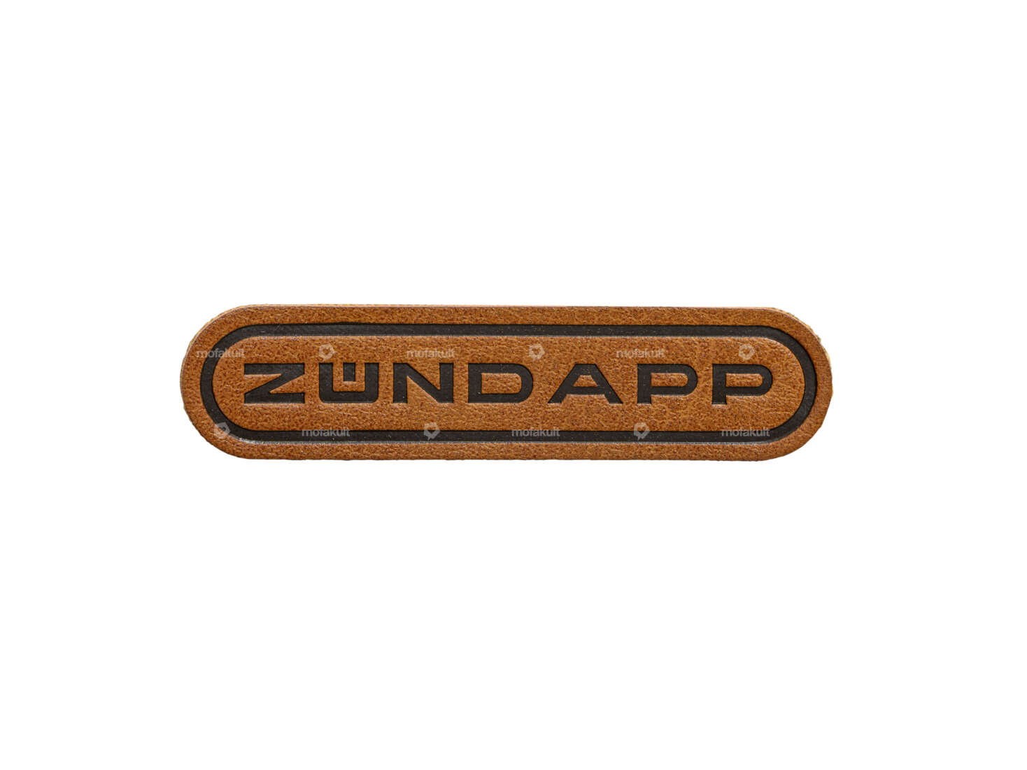 mk-Merch patch "Zündapp" 65 x 15 mm imitation leather Carousel Image 1