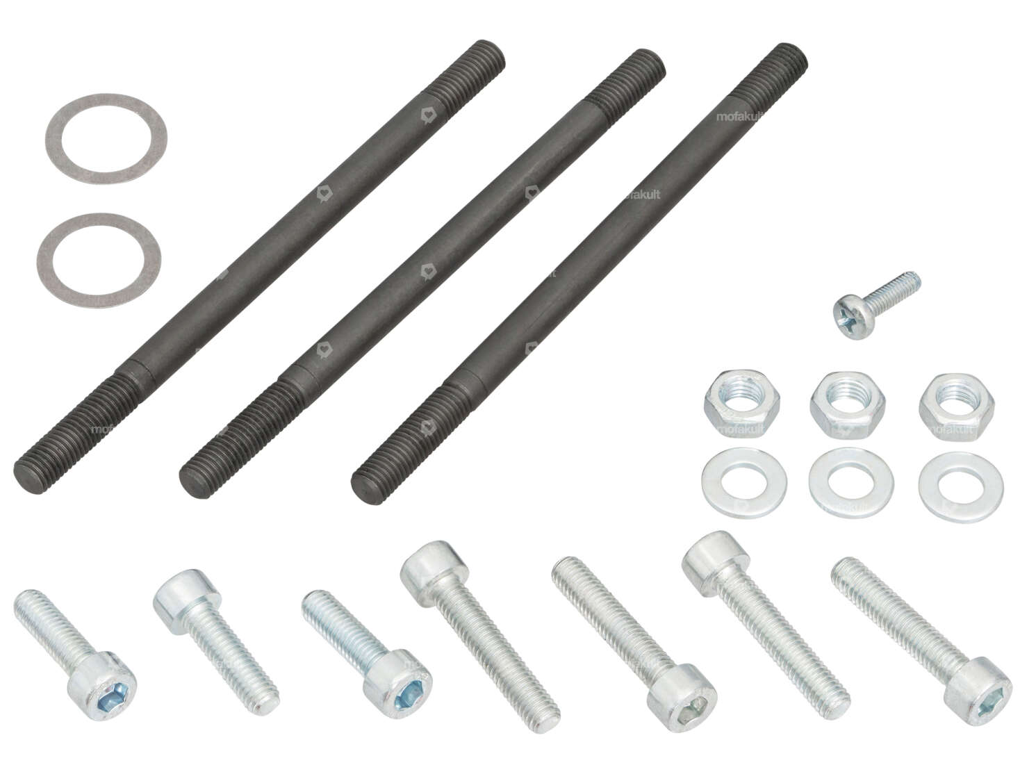 Malossi Kit de vis pour boîtier MP-One | Piaggio Ciao, SI, Bravo, Boxer Carousel Image 1