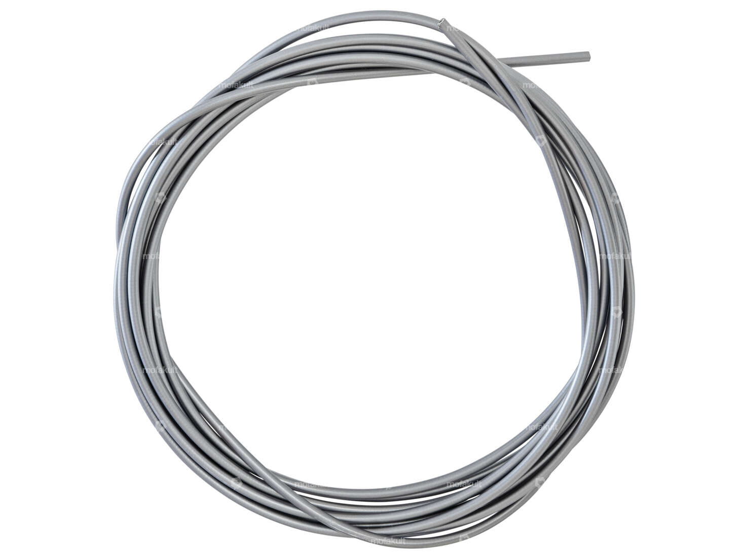 Gaine de câble Ø 5 mm gris anthracite (rouleau de 6 mètres) graissée au PTFE Carousel Image 1
