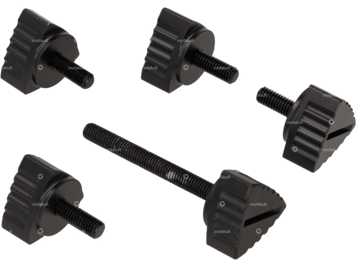 66HEROES Kit de vis de protection latérale alu noir | Puch Maxi N Carousel Image 1