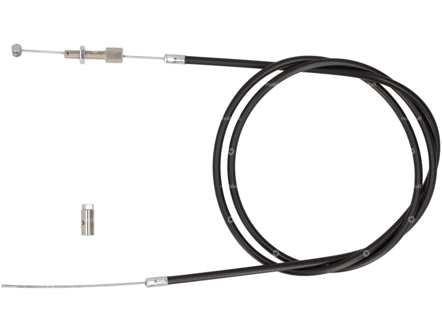 Shifter cable with outer cover & adjusting screw black | Kreidler Flory MF 12, 13 Carousel Image 1