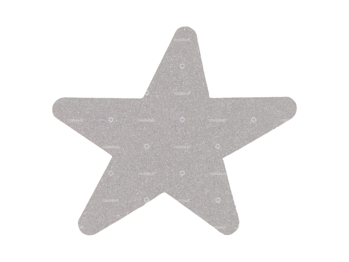 Star" sticker reflective silver Carousel Image 1