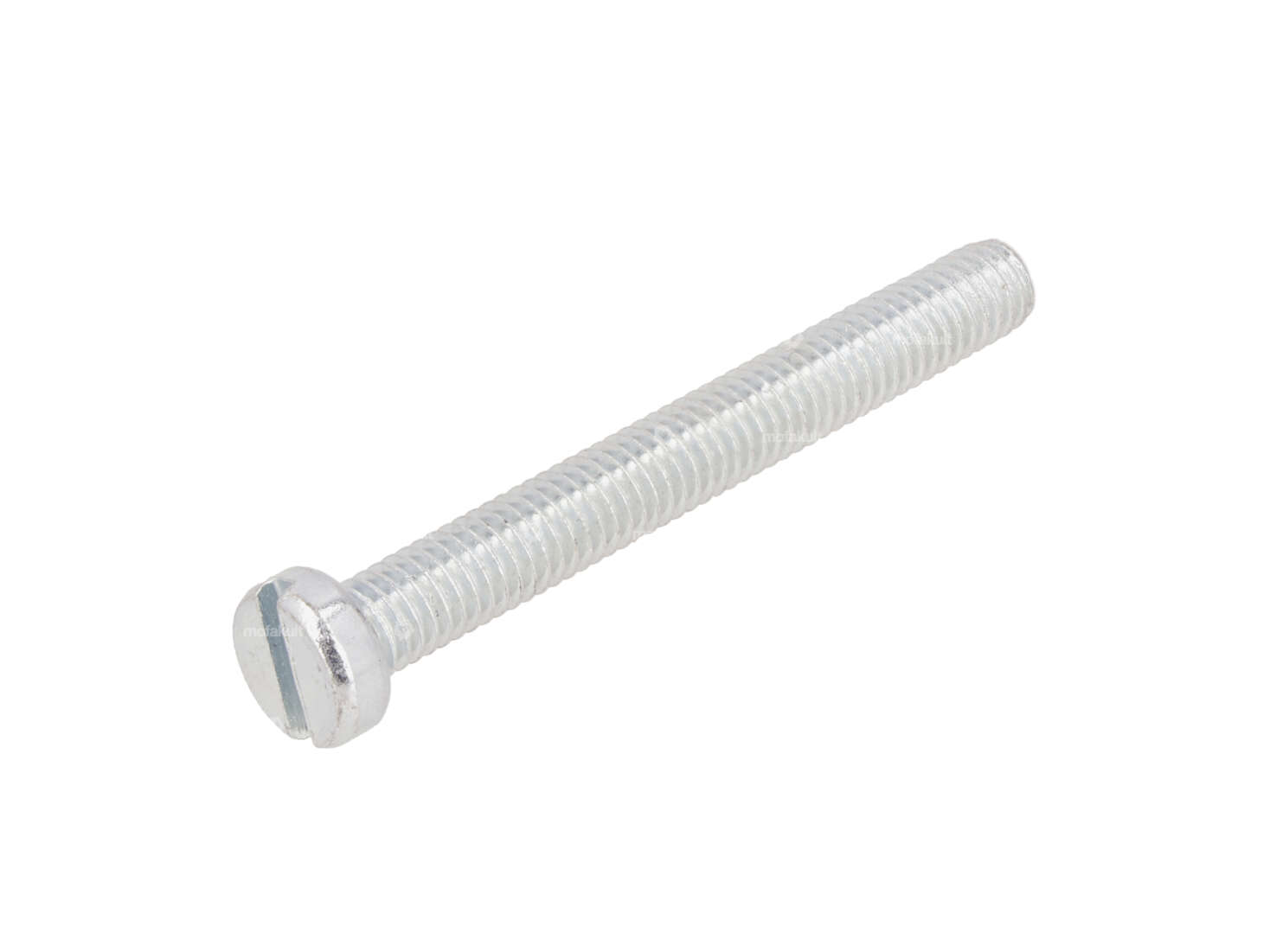 Vis M6x50 tête cylindrique fendue zinguée Carousel Image 1