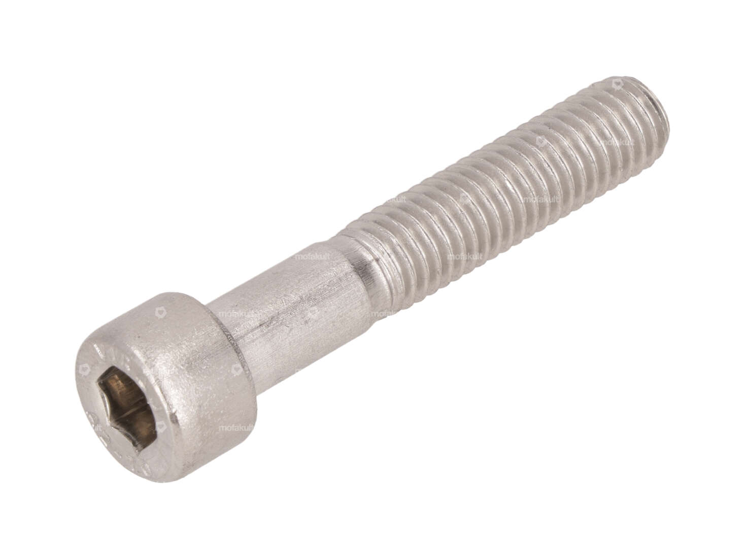 Vis M8x45 tête cylindrique tige six pans creux inox Carousel Image 1