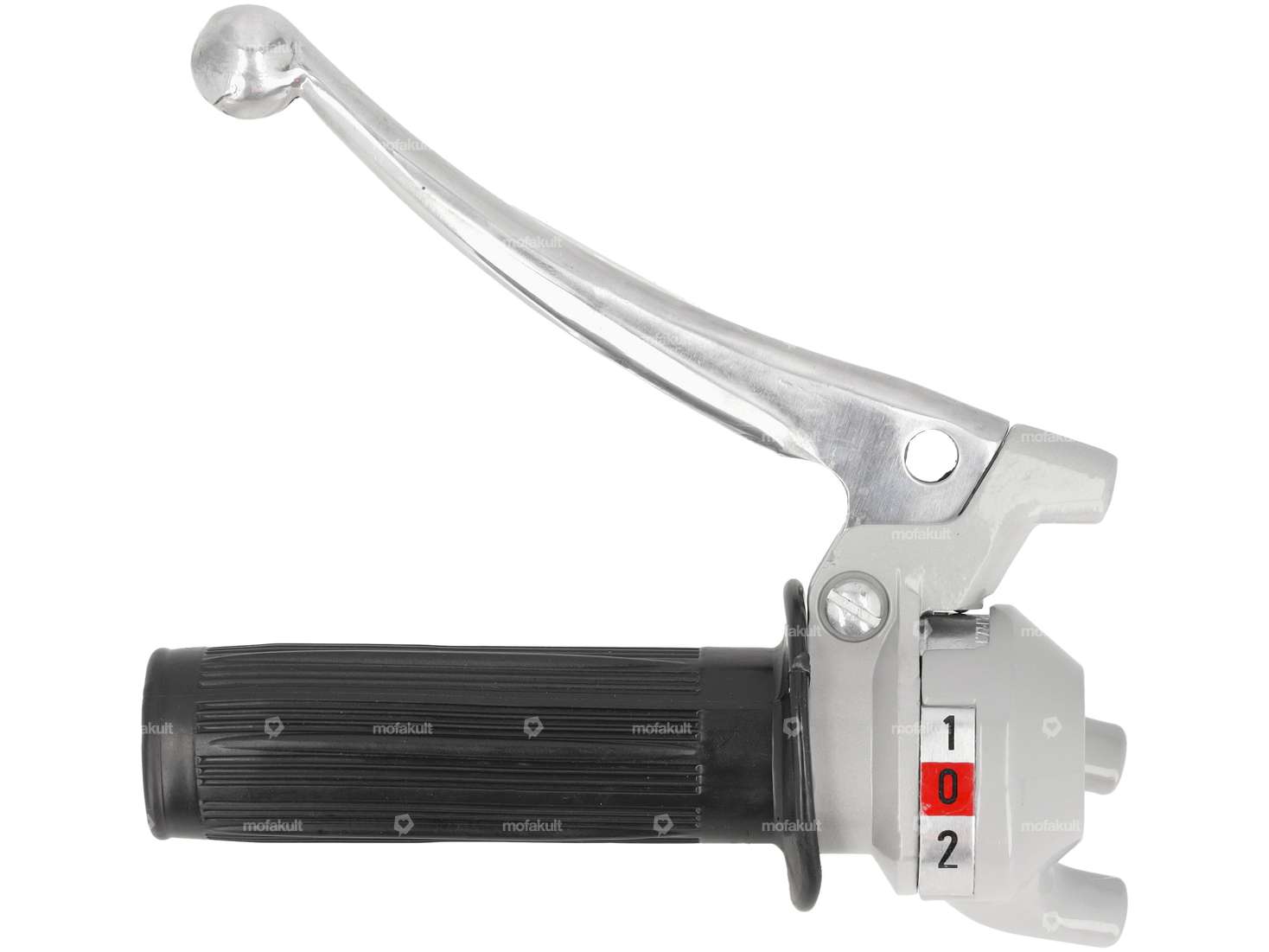 Poignée de commande 2 vitesses (réplique Magura) gris / noir Carousel Image 1