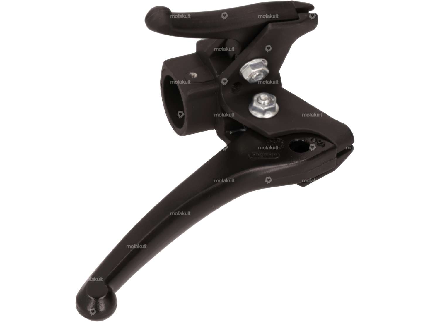 Domino poignée de frein polygonale noir original | Piaggio Ciao PX, SI, Bravo Carousel Image 3